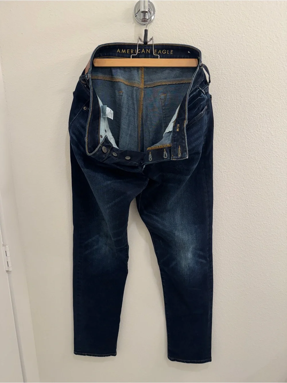 American Eagle Outfitters Dark Blue Slim Stretch Jeans